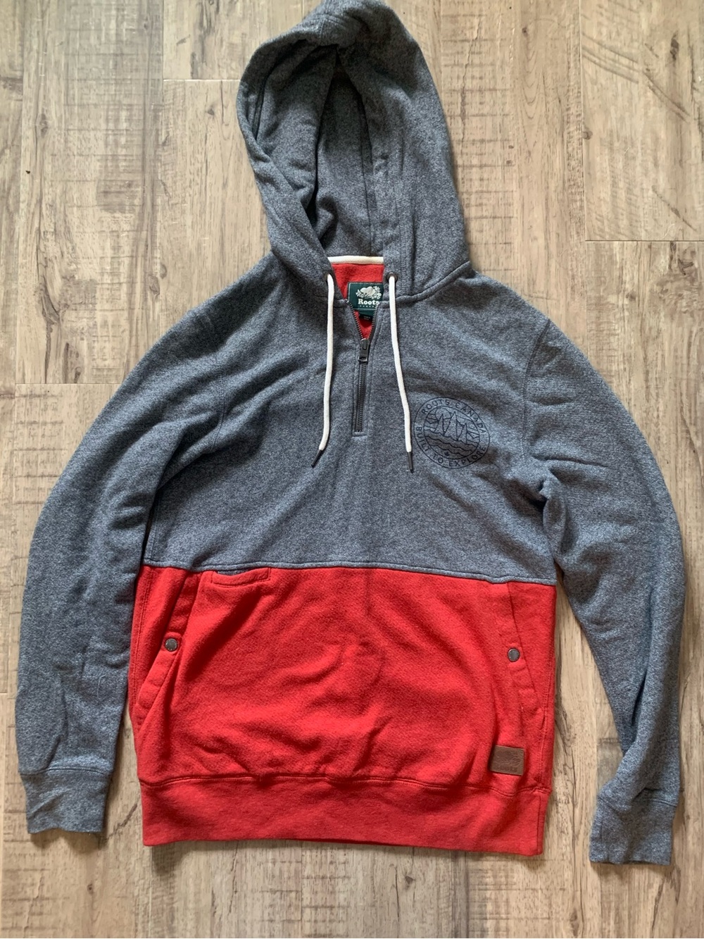 Roots 100% Cotton Oversized 1/4 Zip